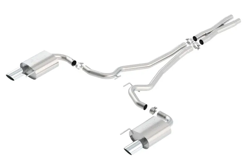 Borla Atak S Cat-Back 15-17 Ford Mustang Gt 5.0L V8 Mt/At 2.5In Pipe 4In Tip 1