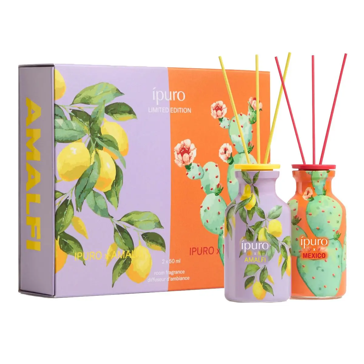 Ipuro Geurdiffuserset Amalfi Mexico 2X50ml 1