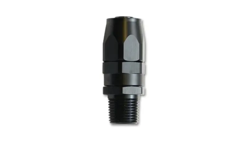 Vibrant -8An Male Npt Straight Hose End Fitting - 1/4 Npt 1