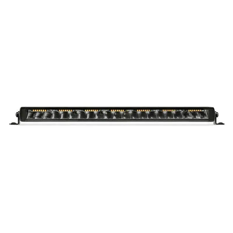 Go Rhino Xplor Blackout Combo Series Sgl Row Led Light Bar W/Amber (Side/Track Mount) 20.5In. - Blk 1