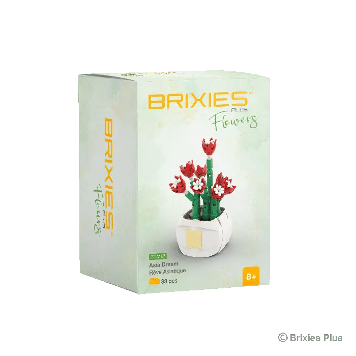 Oku Brixies Plus Flower Asia Dream Bouwsteentjes 1