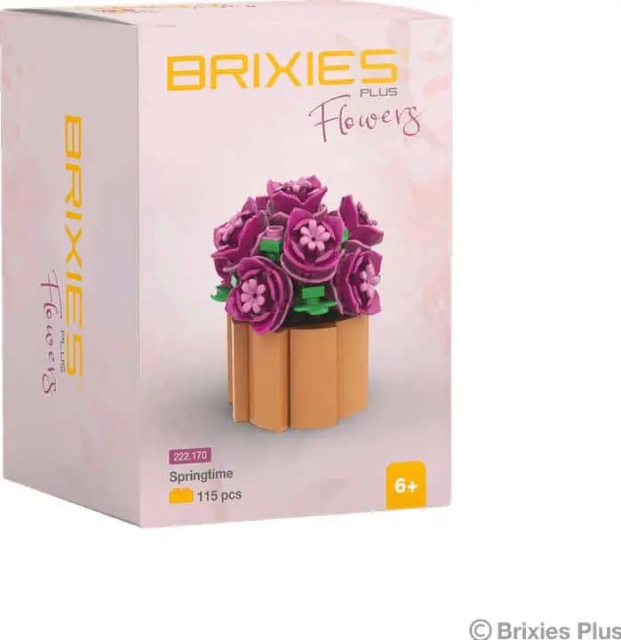 Oku Brixies Plus Flower Springtime Bouwsteentjes 1