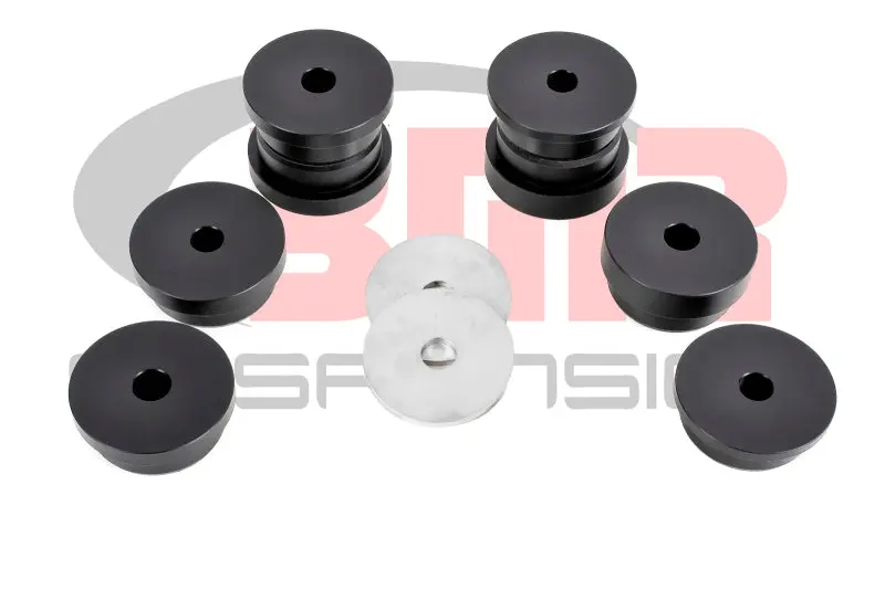 Bmr 15-17 S550 Mustang Rear Cradle Bushing Kit (Delrin) - Black 1