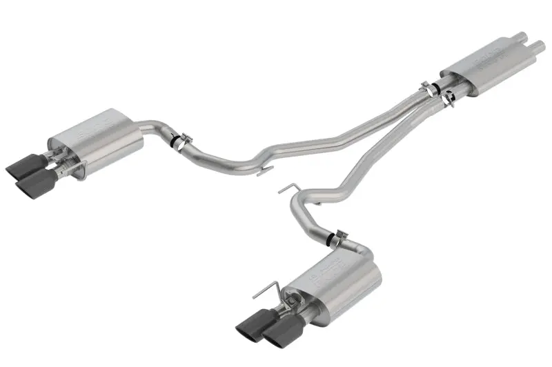 Borla 18-20 Ford Mustang Gt 5.0L At/Mt Ece Cat-Back Exhaust W/ Active Valve (Fits Convertible) 1