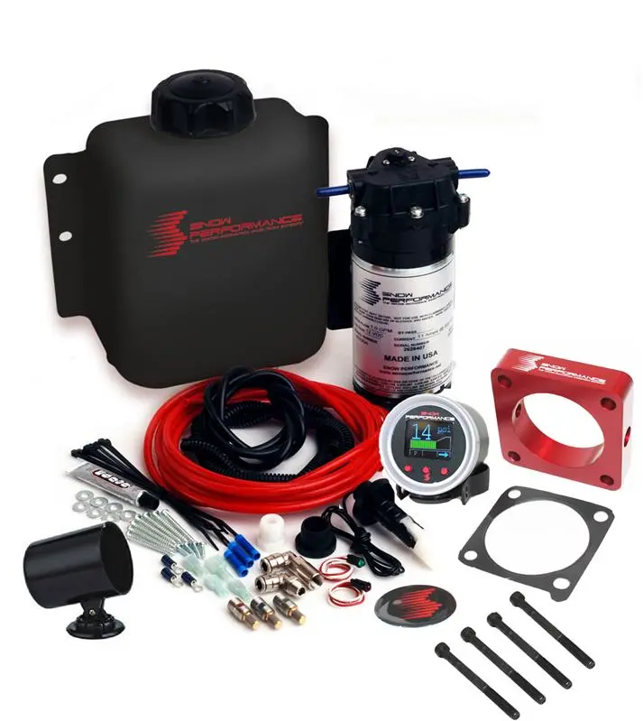 Snow Performance 11-17 Mustang Stg 2 Boost Cooler F/I Water Injection Kit (Ss Braid Line & 4An) 2