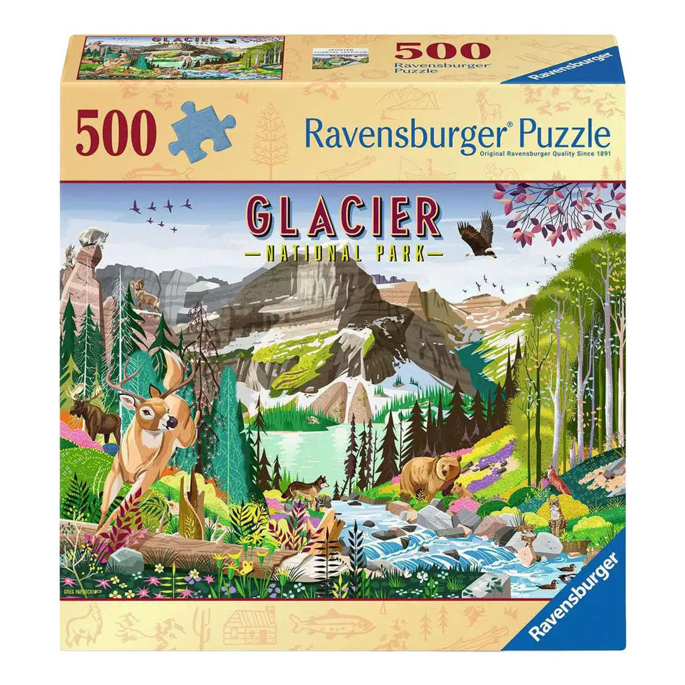Ravensburger Legpuzzel Glacier National Park - 500St. 1