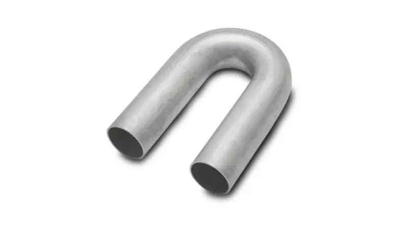 Vibrant 321 Stainless Steel 180 Degree Mandrel Bend 1.75In Od X 2.625In Clr 18 Gauge Wall Thickness 2