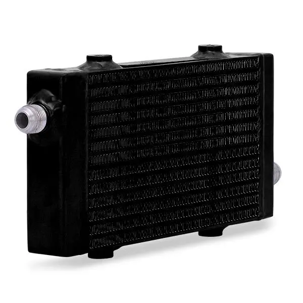 Mishimoto Universal Small Bar And Plate Cross Flow Black Oil Cooler 1