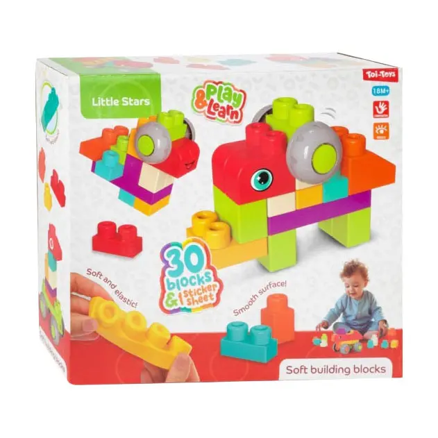 Toi-Toys Little Stars Soft Bouwstenen - 30St. 1