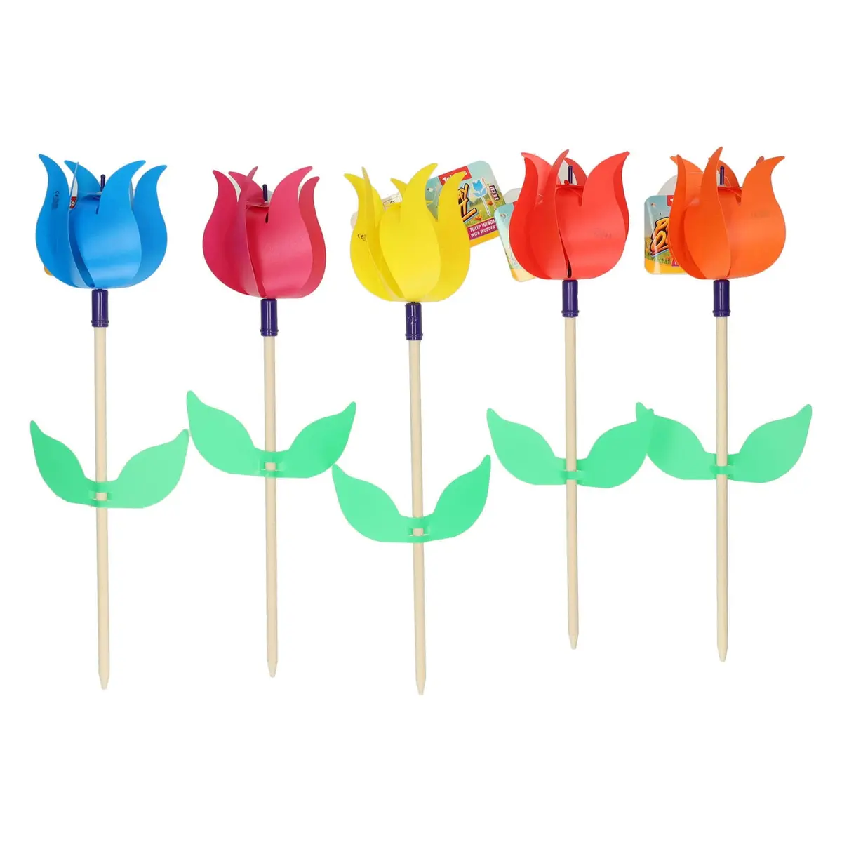 Toi-Toys Houten Windmolen Tulp 1