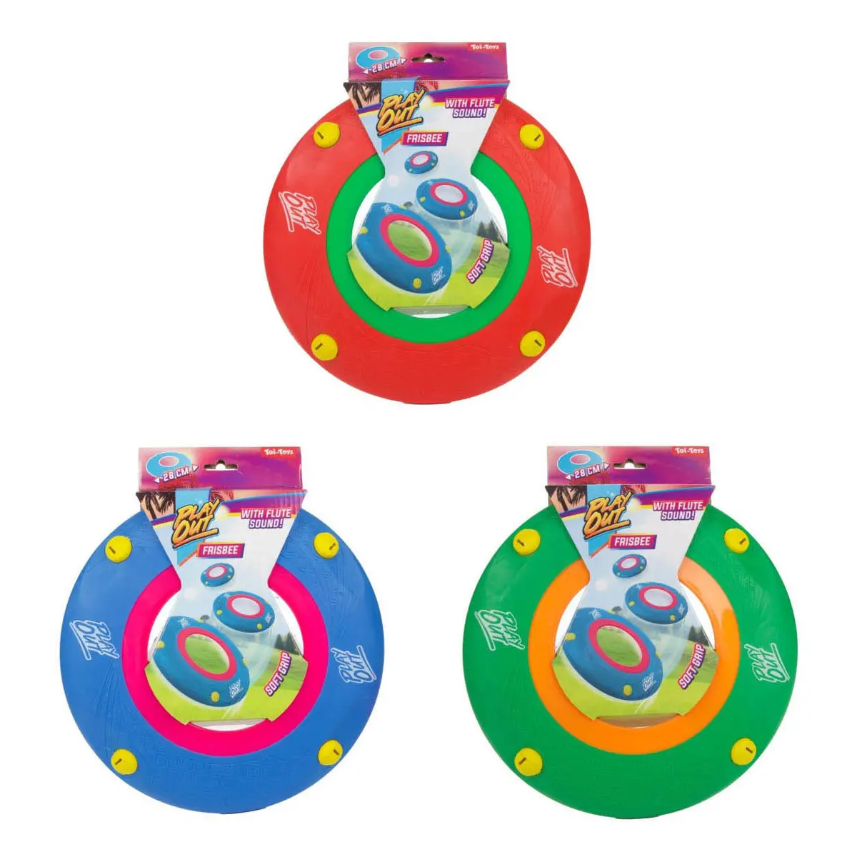 Toi-Toys Frisbee Met Fluitgeluid - 27Cm 1