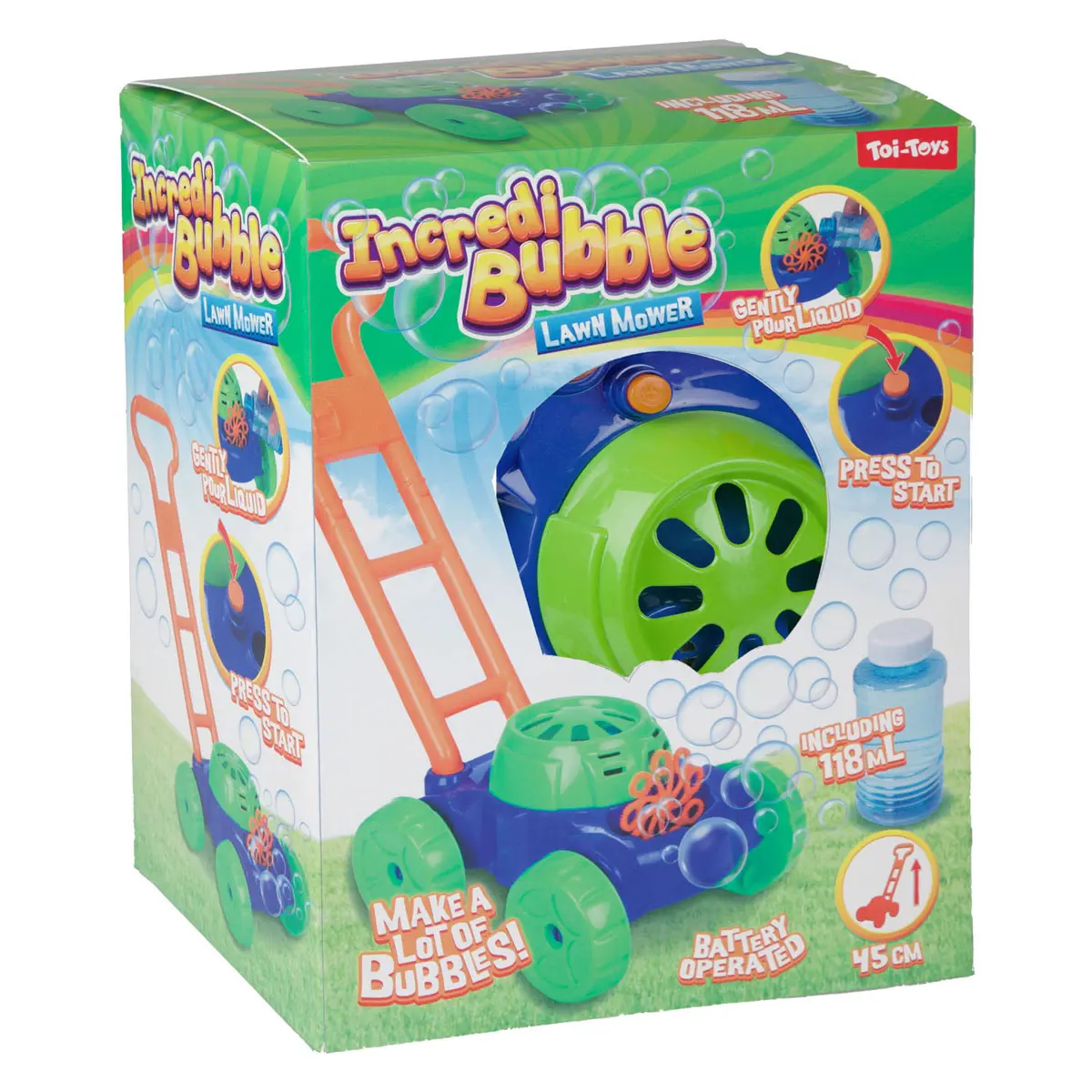 Toi-Toys Bellenblaasmachine Grasmaaier Met Bellenblaas - 118Ml 2