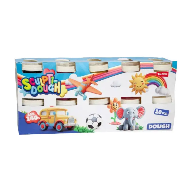 Toi-Toys Sculptidough Kleiset - 10X140gr. 1