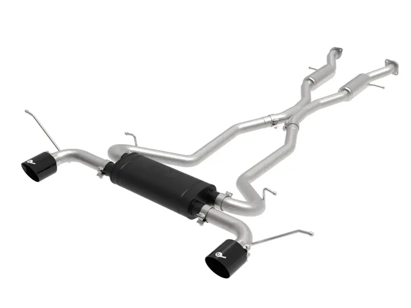 Afe Vulcan Series 2.5In 304Ss Cat-Back Exhaust 11-20 Jeep Grand Cherokee (Wk2) 5.7L W/ Black Tips 1