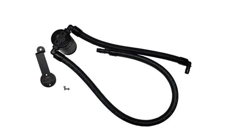 J&L 2021-2024 Jeep Wrangler 392 Oil Seperator 3.0 Passenger Side - Black Anodized 1