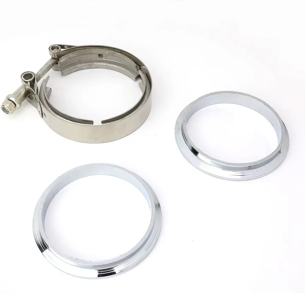 Speed Engineering 2.5" V-Band Clamp & Flanges | (Large 8Mm X 1.25 Bolt) 2