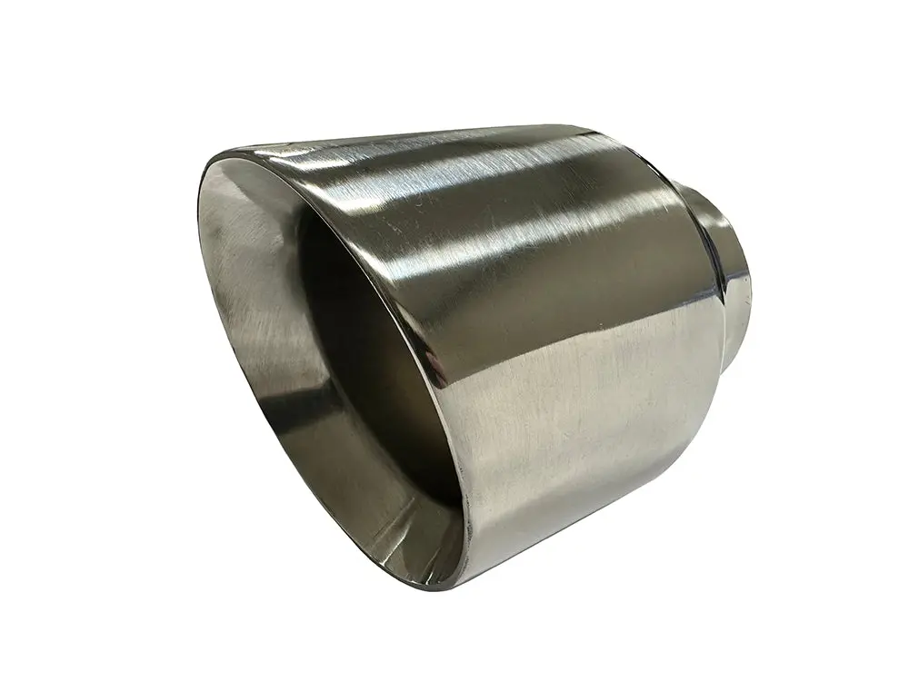 Speed Engineering Stainless 2.5" Exhaust Tip | (5" Length, 4" Tip Diameter) 1