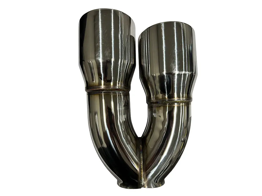 Speed Engineering Stainless 3" Dual Exhaust Tips "Drivers Side" | (11" Length, 4" Tip Diameter) 2