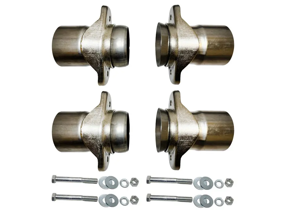 Speed Engineering Universal Ball Flange Collector Kit | (3"Inlet/Outlet) Stainless 1