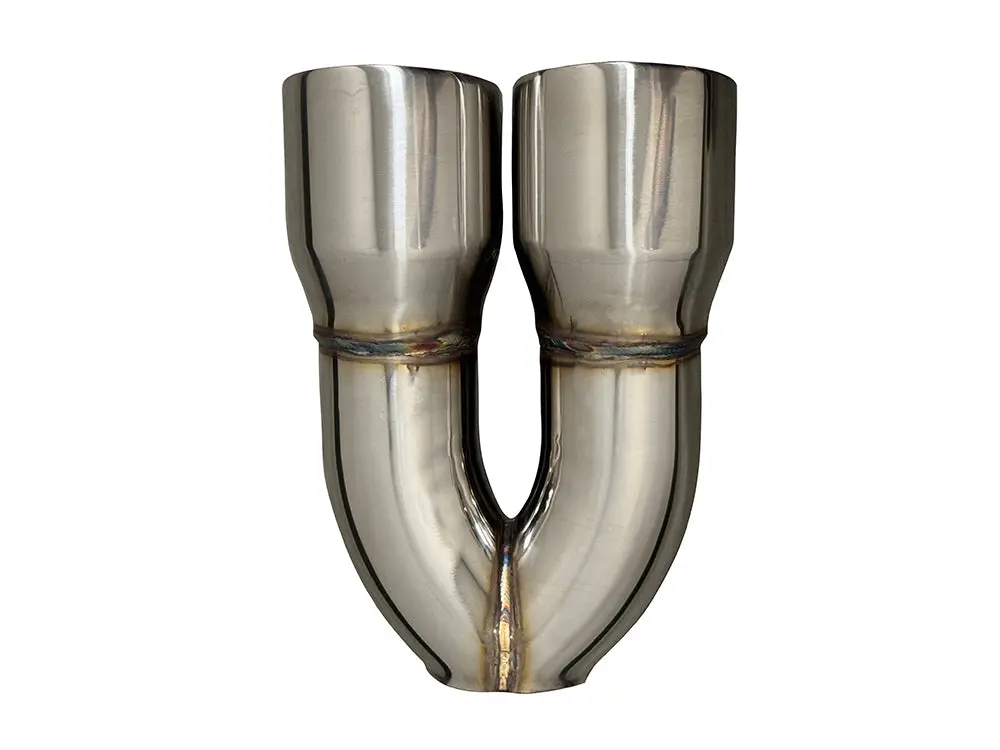 Speed Engineering Stainless 3" Dual Exhaust Tips "Equal Length" | (11" Length, 4" Tip Diameter) 2