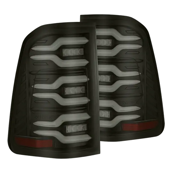 Alpharex 2025 Dodge Ram 1500 Luxx-Series Led Tail Lights - Black 2