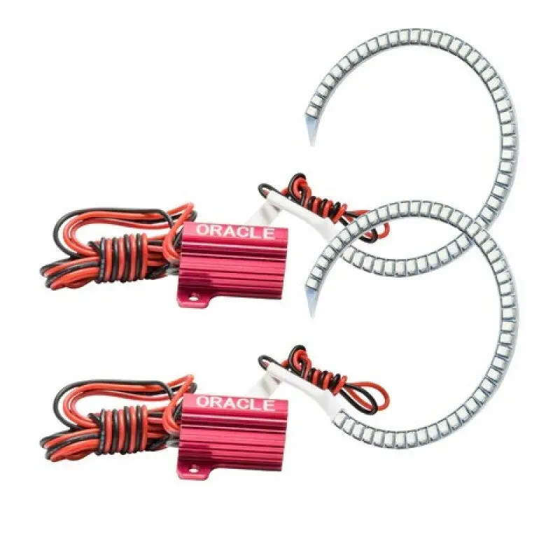 Oracle 18-21 Ford Mustang Led Headlight Halo Kit - Red 2
