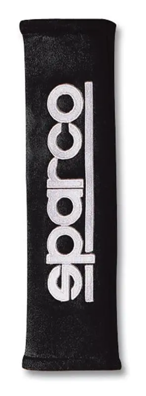 Sparco Belt Pad 2In Alcantara Black 1