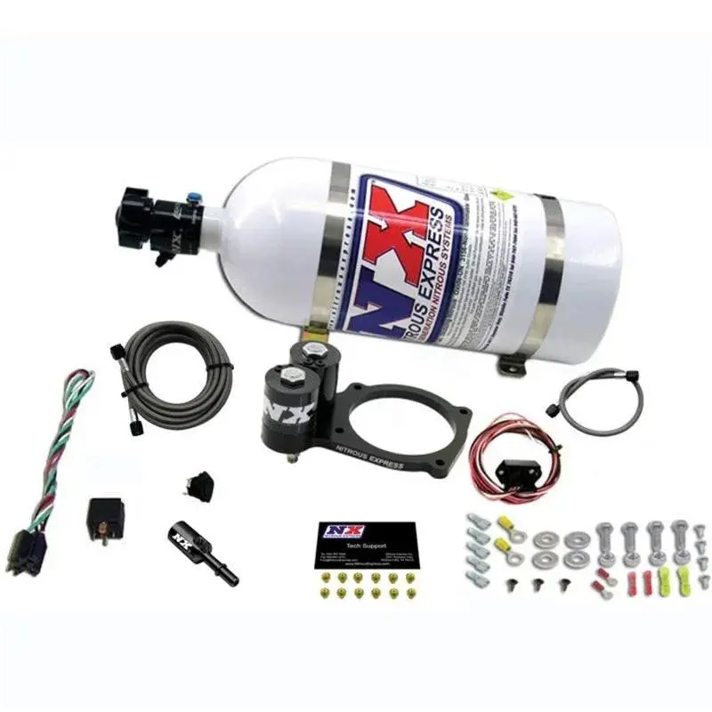 Nitrous Express Plate Kit 15-23 Dodge Hellcat W/ 10Lb Bottle 1