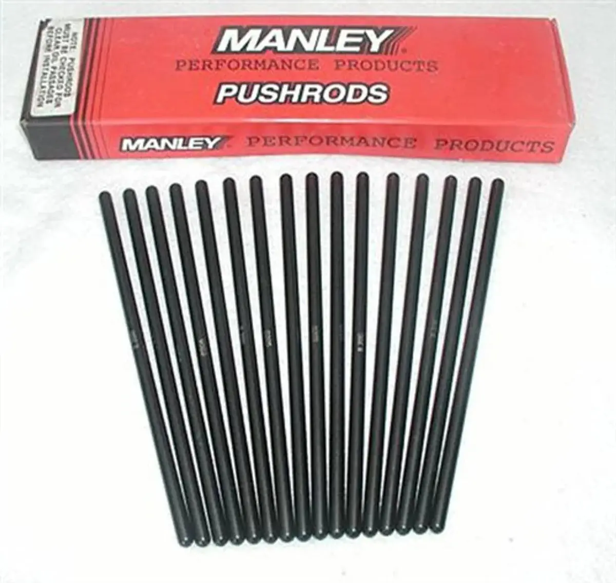 Manley Dodge 5.7L/6.4L Hemi 5/16In .080In Wall Chrome Moly Swedged End Pushrods (8 Int/8 Exh) 1