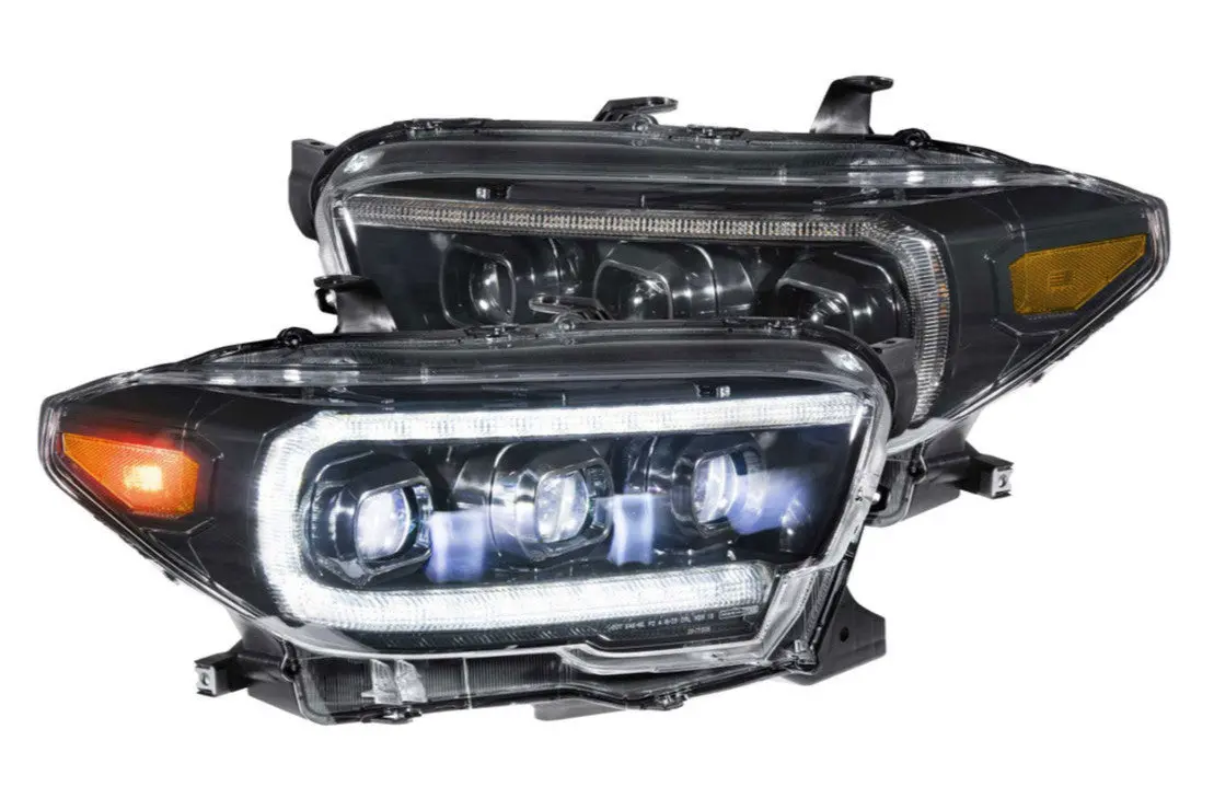White Drl Bi-Led Headlights  Toyota Tacoma (16+): Xb Led Headlights 1