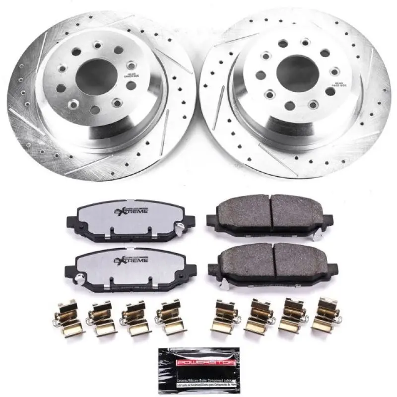 Power Stop 18-19 Jeep Wrangler Rear Z36 Truck & Tow Brake Kit 1
