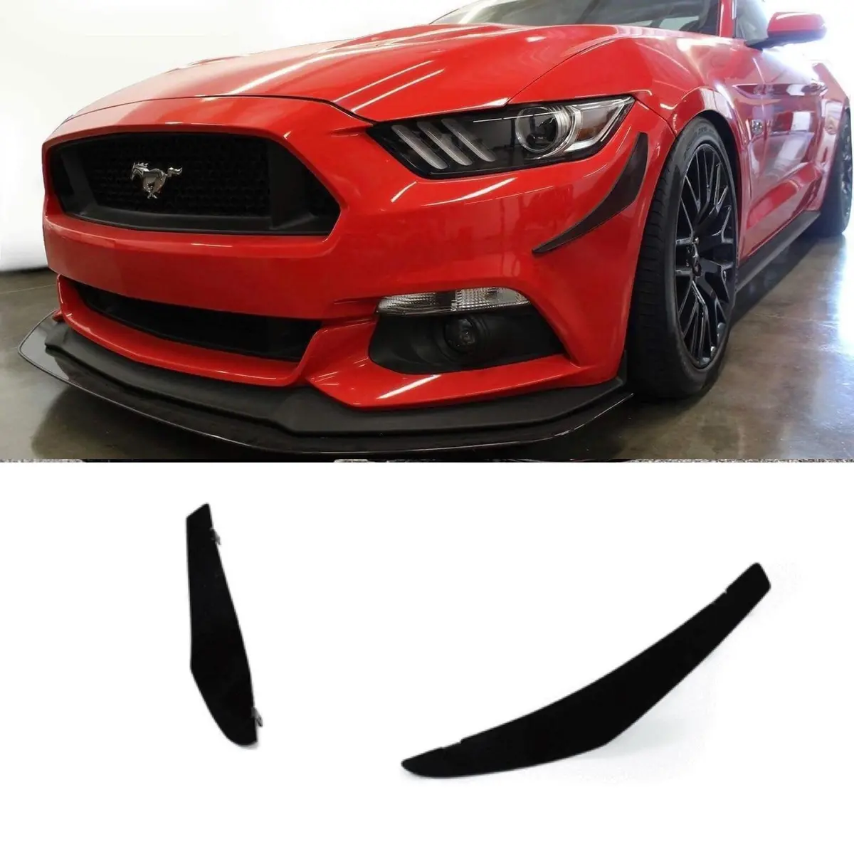 Aeroflowdynamics 2015-2017 Ford Mustang Canards V1 1