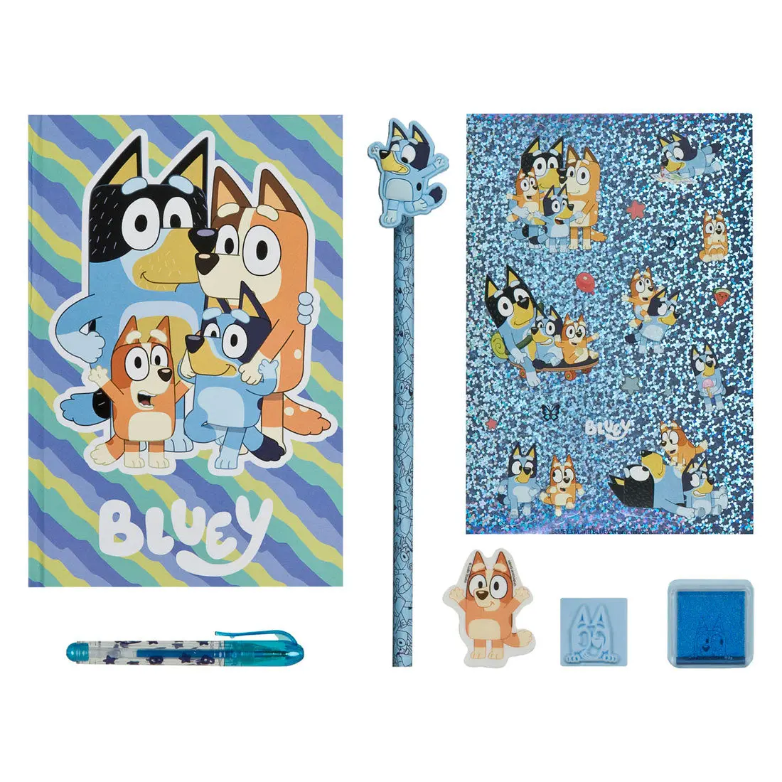 Undercover Notitieblok Set Bluey - 7Dlg. 1