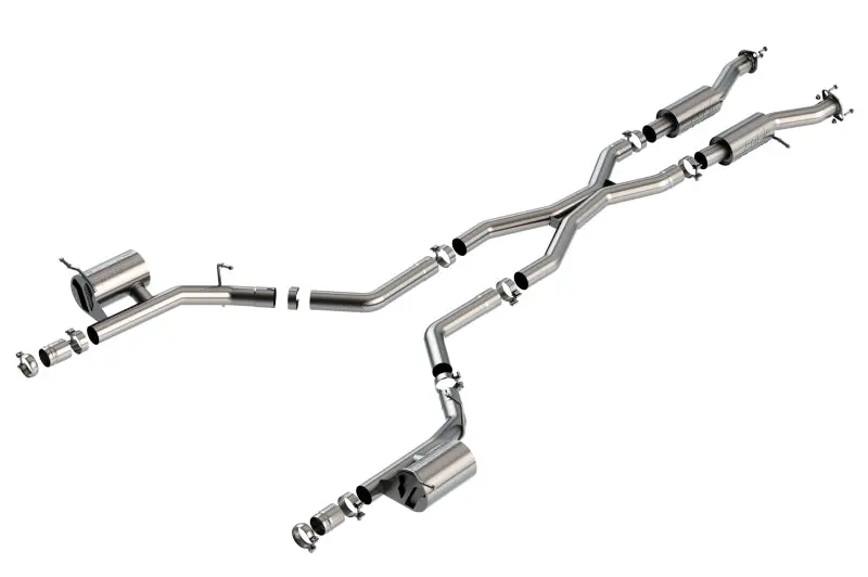 Borla 2021+ Dodge Durango Srt Hellcat 6.2L V8 Awd S-Type Cat-Back Exhaust System - Factory Tips 1