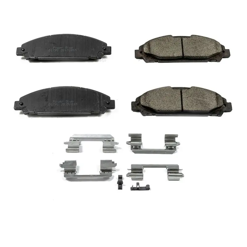 Power Stop 15-19 Ford Mustang Front Z17 Evolution Ceramic Brake Pads W/Hardware 1