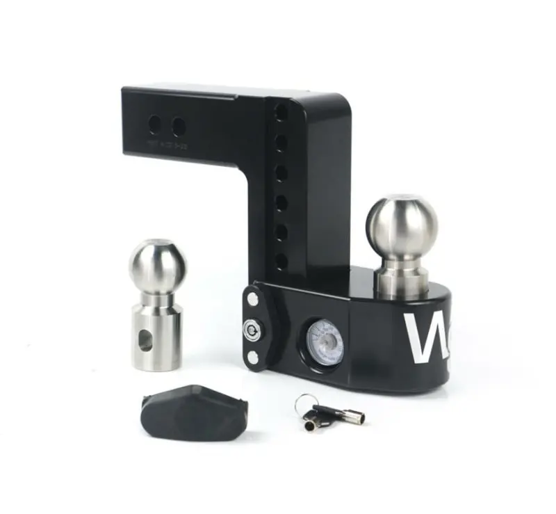 Weigh Safe 8In Drop Hitch W/ Built-In Scale & 2In Shank (8K/18.5K Gtwr) W/Ws05 - Black Cerakote 1
