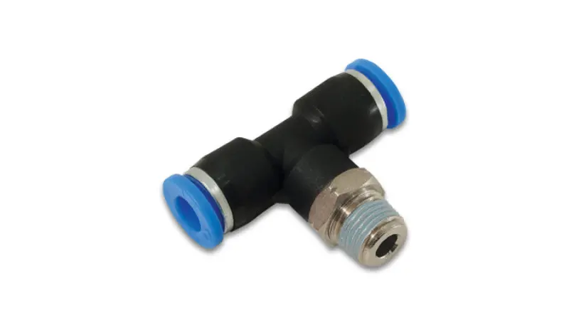 Vibrant Male Tee 1-Touch Fitting For 5/32In Od Tube (1/8In Npt) 1
