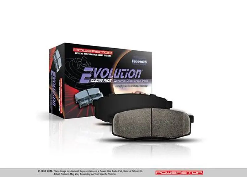 Power Stop 20-21 Ford Mustang Rear Z16 Evo Ceramic Brake Pads 1