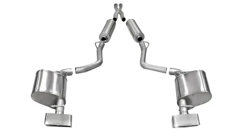 Corsa 2011-2014 Dodge Challenger R/T 5.7L V8 Polished Xtreme Cat-Back Exhaust 1