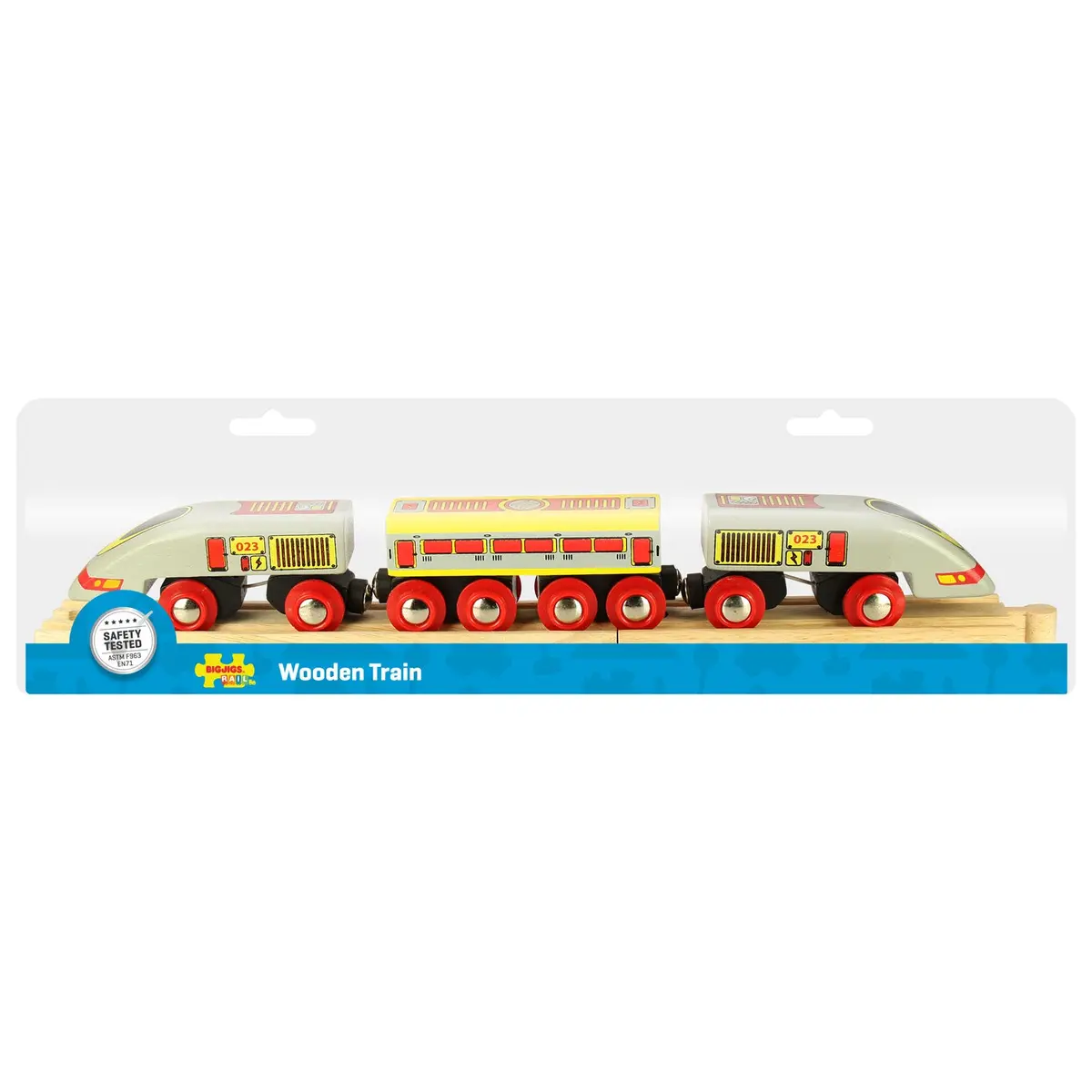Bigjigs Houten Hogesnelheidstrein, Incl. Rails 1