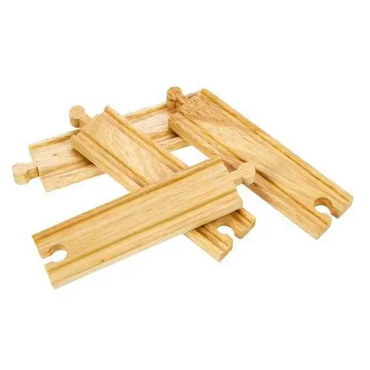 Bigjigs Houten Rails - Recht, 4St. 1