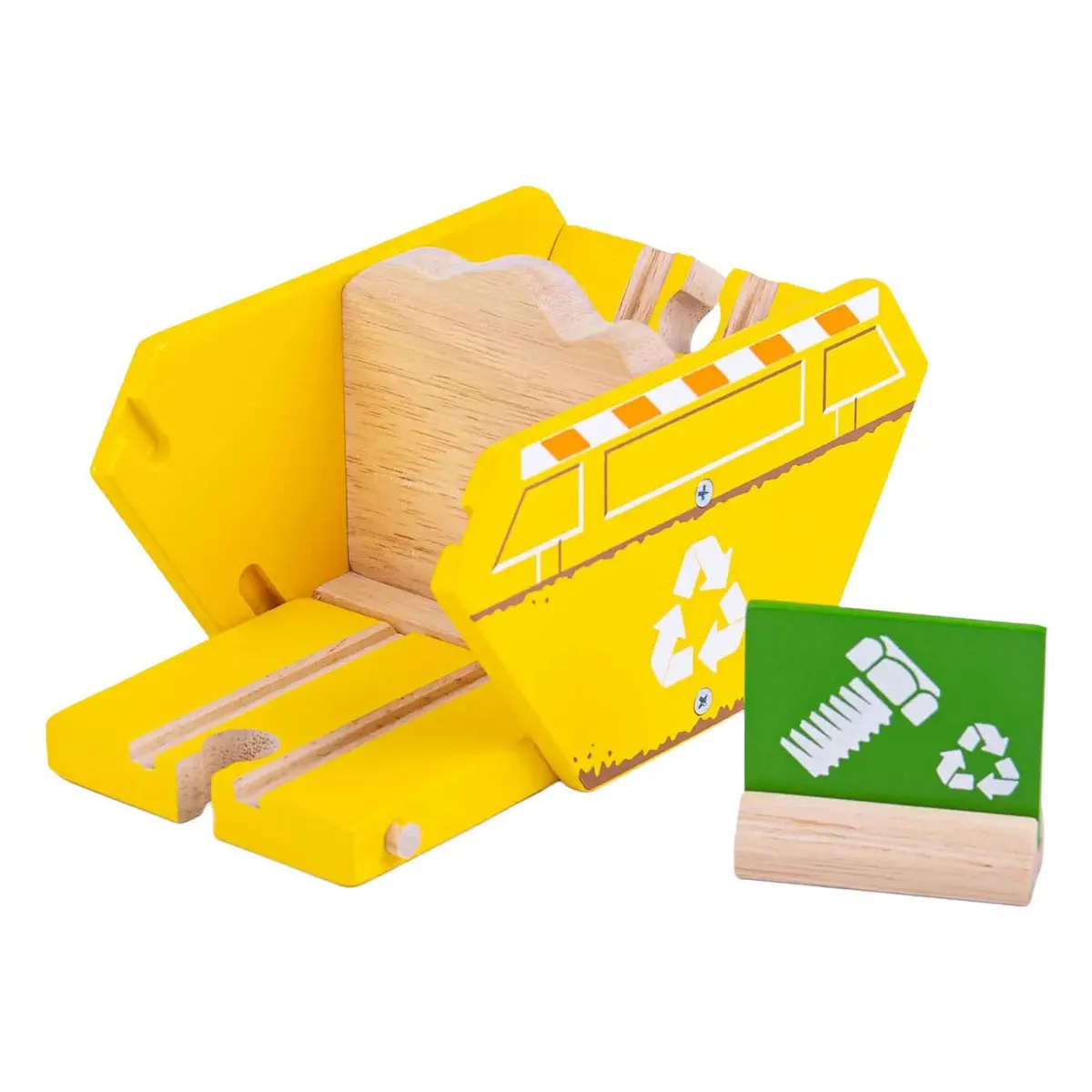 Bigjigs Houten Recycle Bak 1