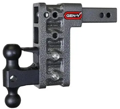 Gen-Y Mega Duty 2In Shank 7.5In Drop 2K Tw 16K Hitch W/Gh-051 Dual-Ball/Gh-032 Pintle Lock 1