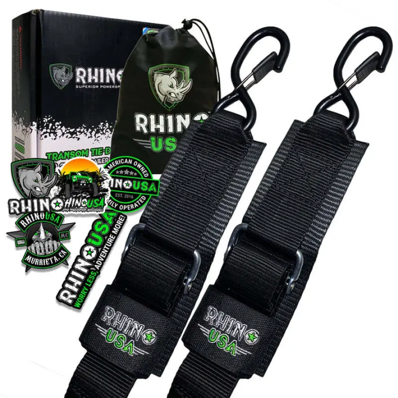 Rhino Usa Transom Straps For Boat Trailer (Pair) 1