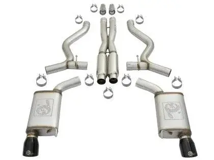 Afe 11-23 Dodge Durango V6-3.6L / V8-5.7L Mach Force-Xp 304 Ss Cat-Back Exhaust System W/ Black Tip 1