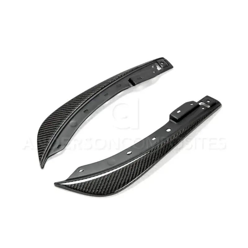Anderson Composites 09-14 Dodge Challenger Front Bumper Canards 1
