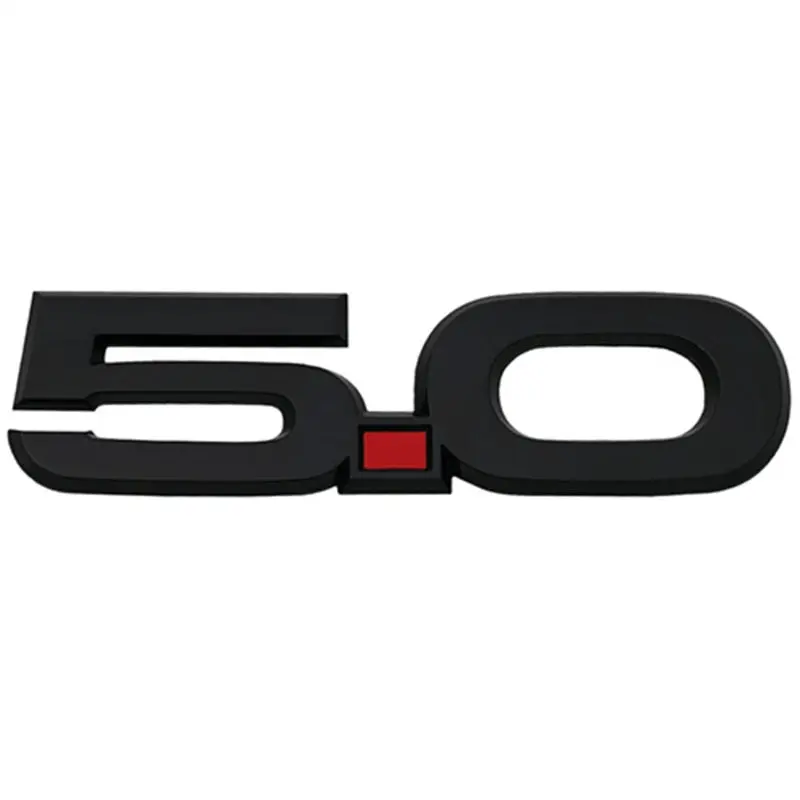 Ford Racing 15-17 Ford Mustang 5.0L Fender Emblem Black 1