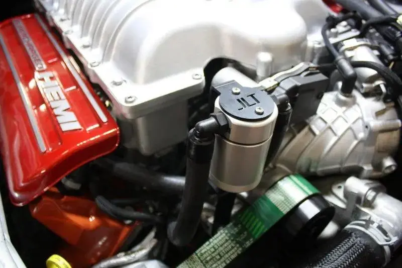 J&L 15-23 Dodge Charger/Challenger 6.2L Hellcat Passenger Side Oil Separator 3.0 2