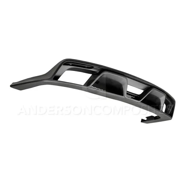 Anderson Composites 15-16 Ford Mustang R-Style Rear Valance (For Quad Tip Exhaust) 1