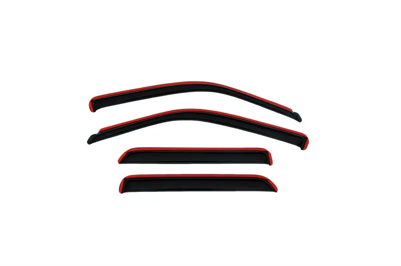 Avs 09-18 Dodge Ram 1500 Crew Cab Ventvisor In-Channel Front & Rear Window Deflectors 4Pc - Smoke 1